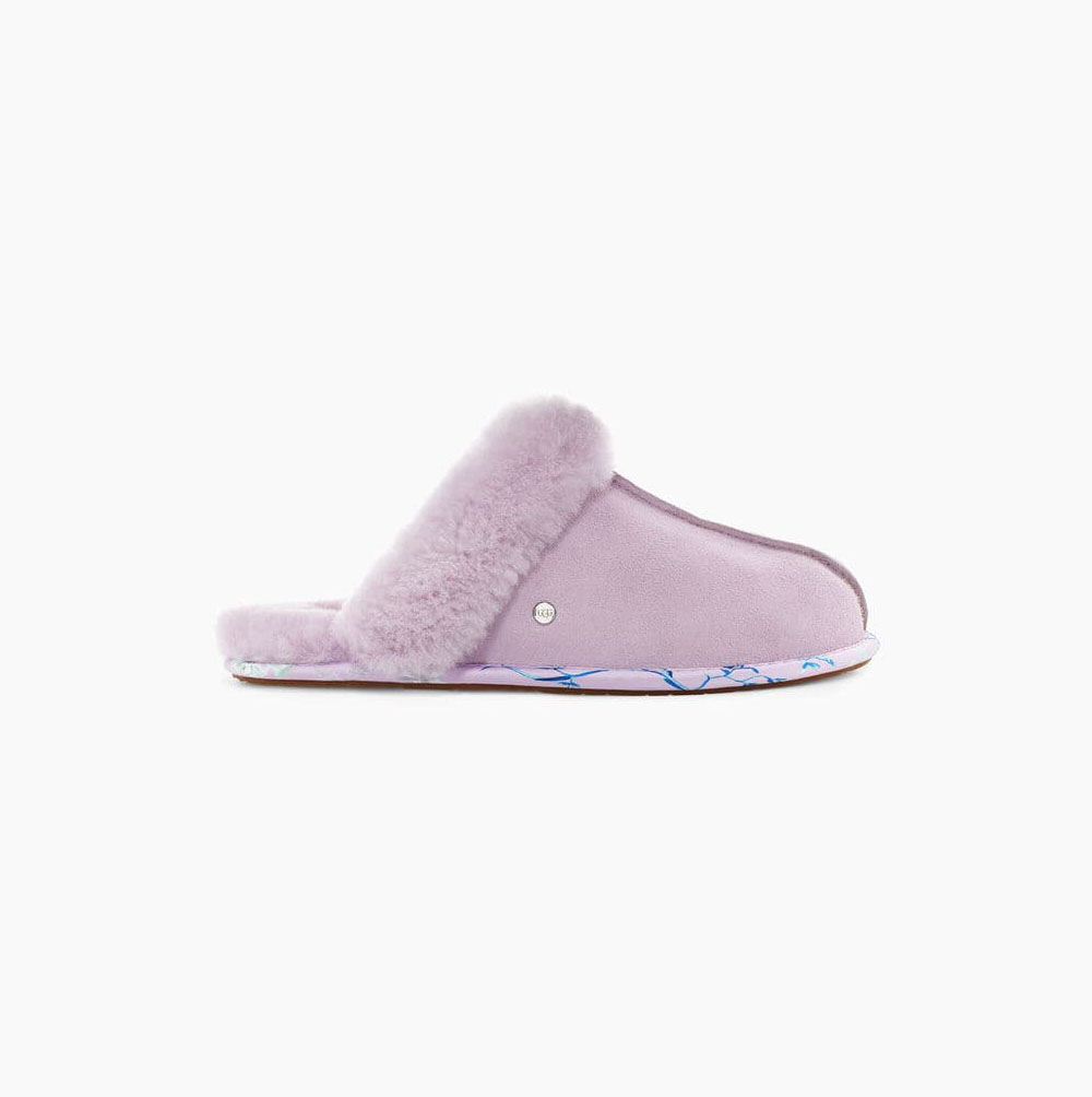 UGG Scuffette II Floral - Tøfler Dame - Lyse Rosa (NO-X879)